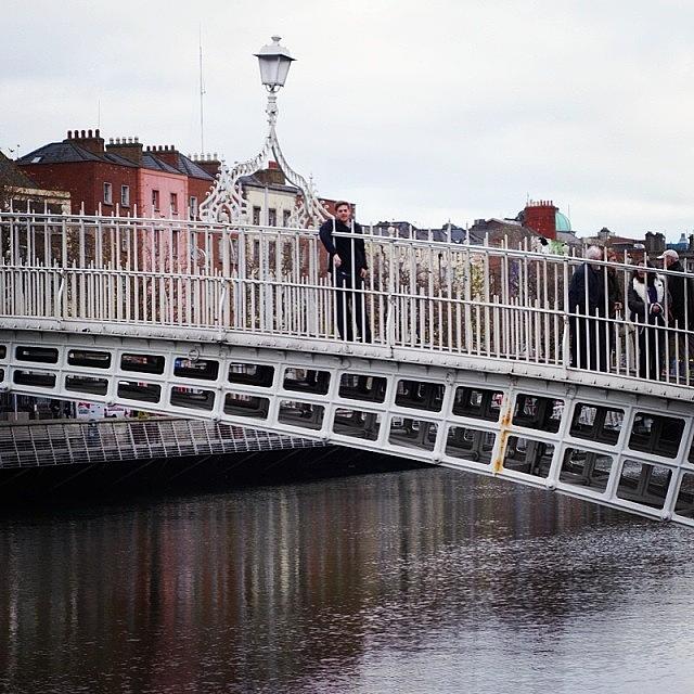 Me On The Hapenny Bridge In Dublin. I Photograph by Jordan Napolitano