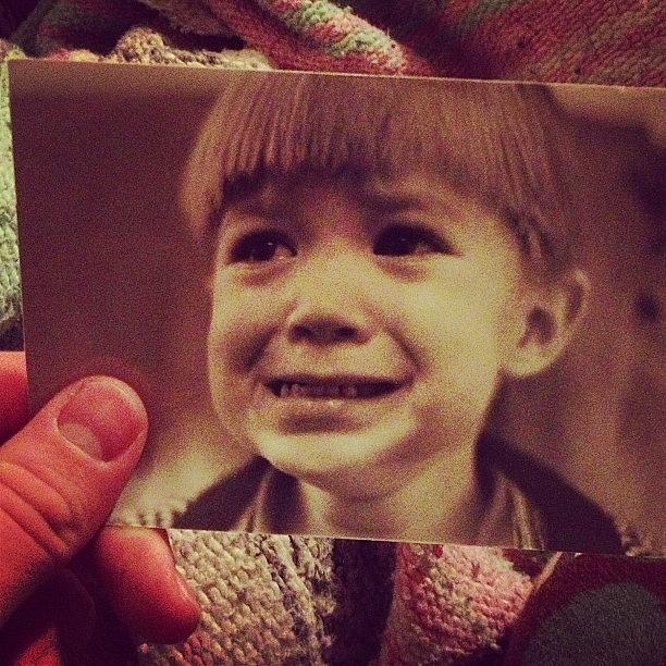 Cute Photograph - Me When I Was A Lil Dude I Was A Cutie by Joshua Leder