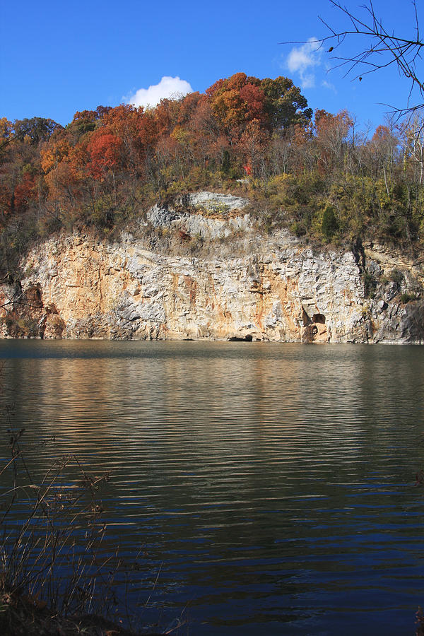 Meads Quarry Photograph by Melinda Fawver