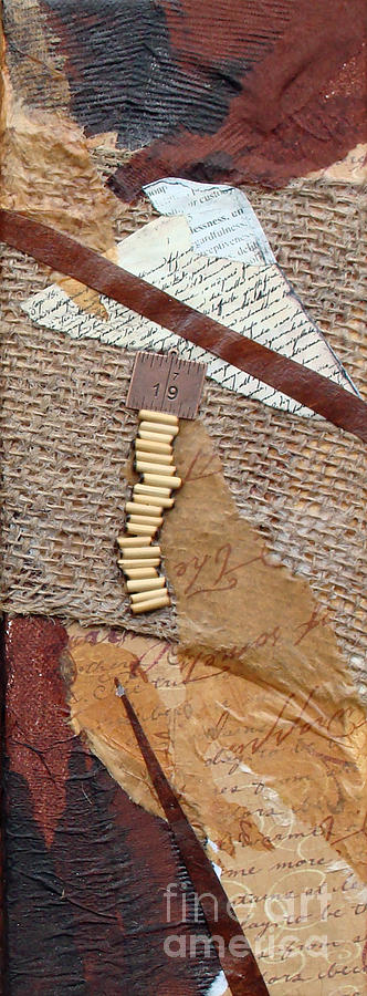 Measured Moments 19 Mixed Media by Phyllis Howard