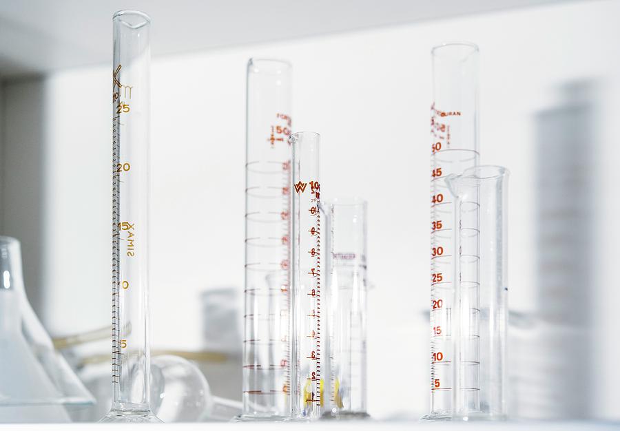 Measuring Cylinders Photograph by Arno Massee