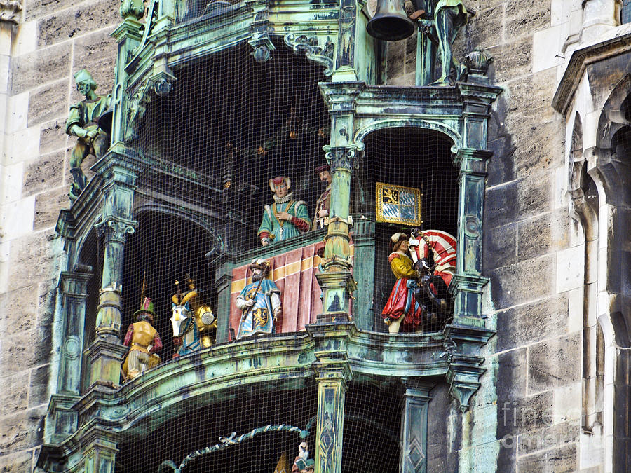 Mechanical clock in Munich Germany Photograph by Howard Stapleton - Pixels