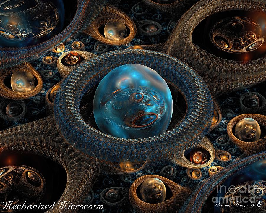 Mechanized Microcosm Digital Art by Suzanne Wargo - Fine Art America