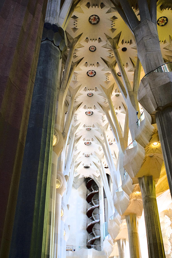 Medallion Arches of Sagrada Familia Photograph by Lorraine Devon Wilke