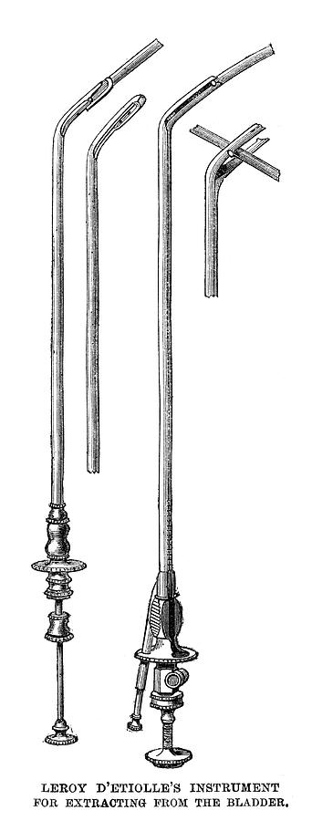 Medical Instruments, 1867 Painting by Granger