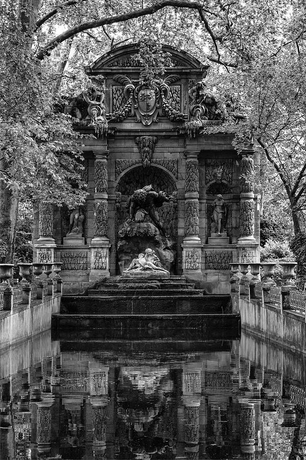Paris Photograph - Medici Fountain by Georgia Clare