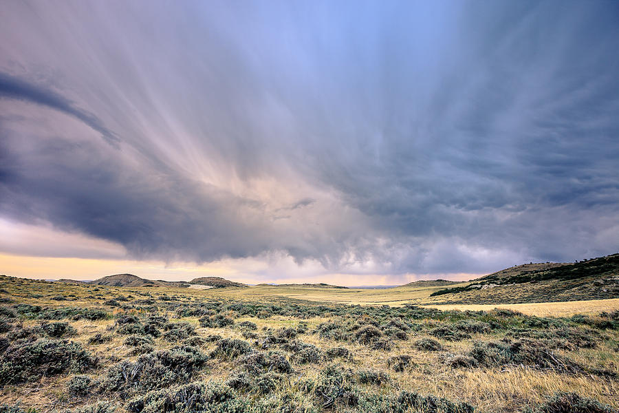 Medicine Bow Storm Photograph by Jeff Mollman - Pixels