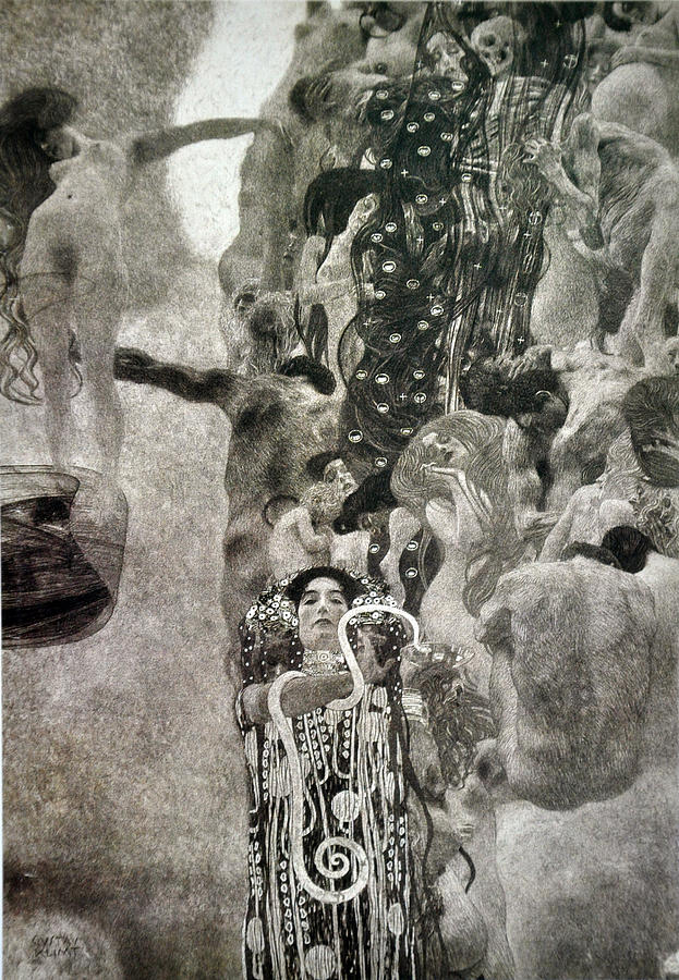Medicine Painting by Gustav Klimt