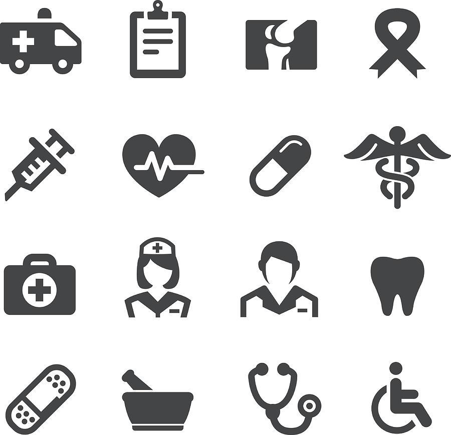 Medicine Icons - Acme Series Drawing by -victor-