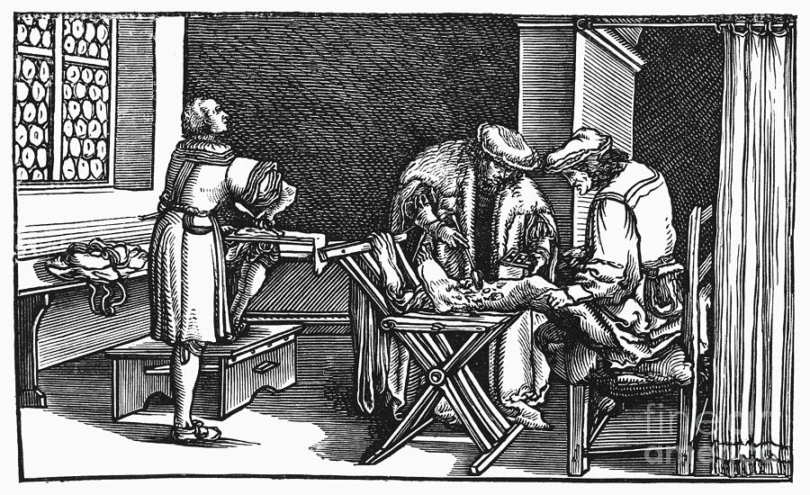 Boethius Photograph - Medicine: Surgery, 1537 by Granger Boethius Photograph - Medicine: Surgery, 1537 by Granger