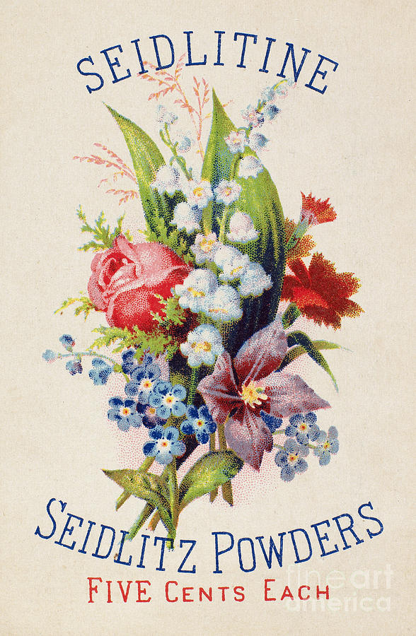 MEDICINE TRADE CARD, c1880 Photograph by Granger
