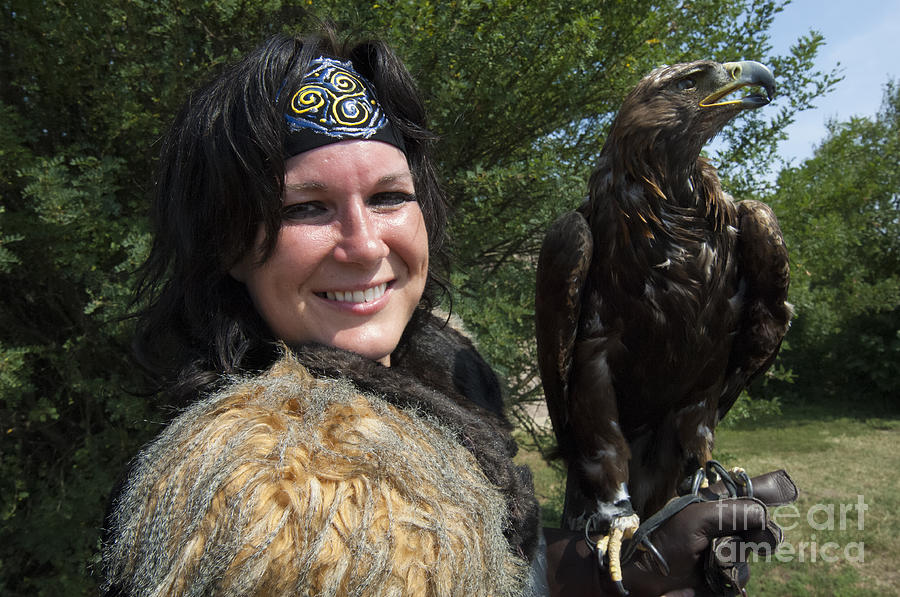 Medieval Barbarian Eriana Iceni And Spirit Photograph by Bob Christopher