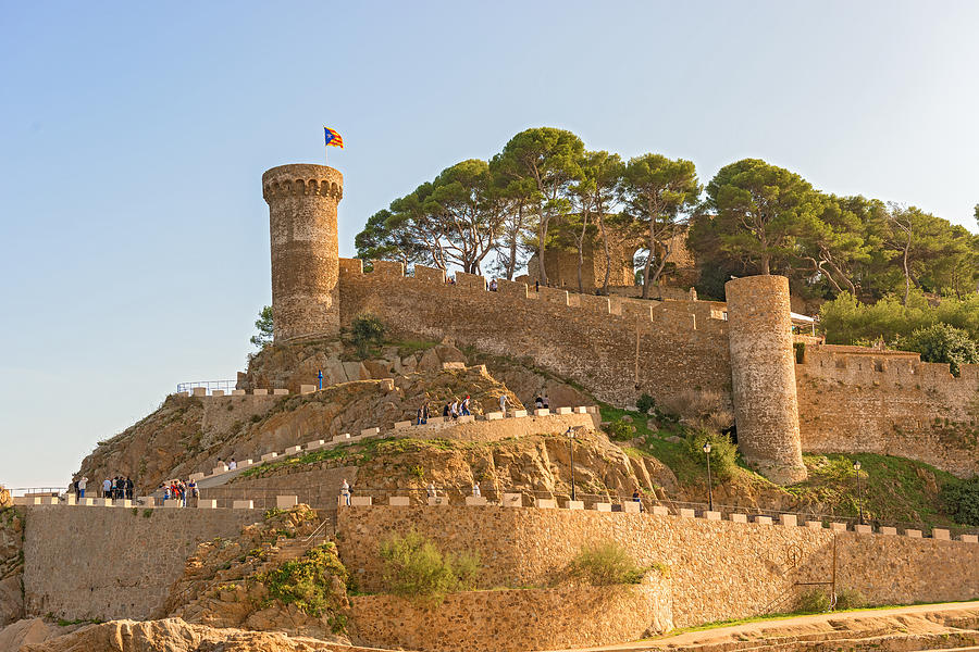 Medieval castle in Tossa de Mar Spain Photograph by Marek Poplawski
