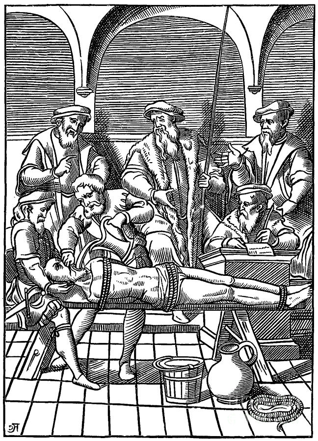 Medieval Inquisition Water Torture Photograph by Photo Researchers