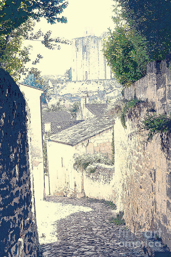 Medieval Lane in Saint-Emilion Photograph by Heiko Koehrer-Wagner