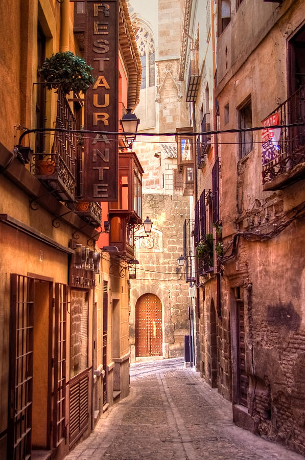 Medieval Street in Toledo Photograph by Levin Rodriguez
