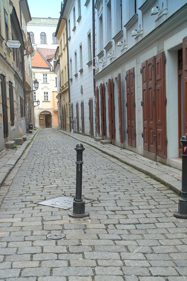 Medieval Street in Bratislava Photograph by Caroline Stella