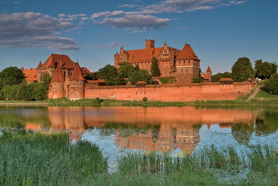 Medieval Teutonic Castle Over Nogat by Witold Skrypczak