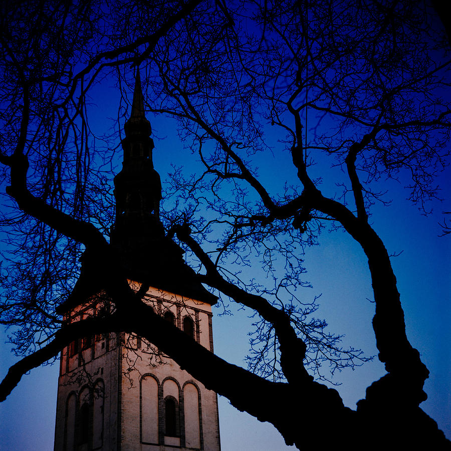 Magic Photograph - Medieval Tower in Tallinn by Alyaksandr Stzhalkouski