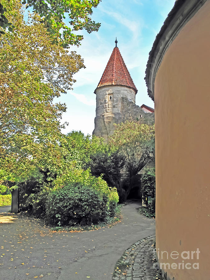 Medieval Tower of Rothenburg Photograph by Elvis Vaughn