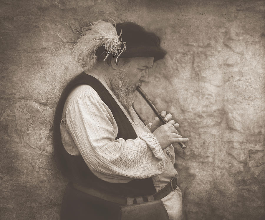 Medieval Flute Player by Pat Abbott Medieval Flute Player by Pat Abbott