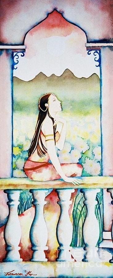 Meditation Painting by Frances Ku