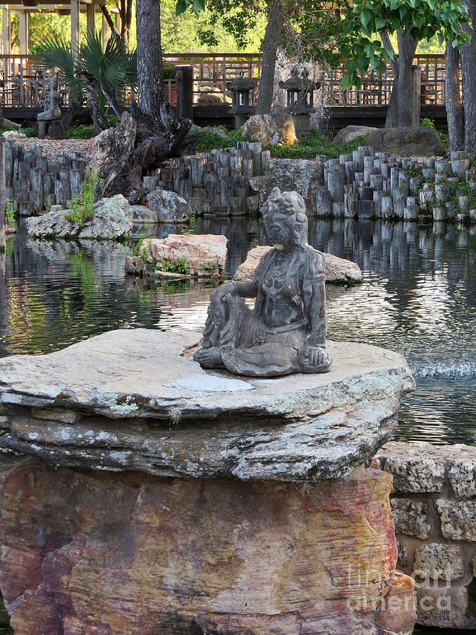 Meditation Garden Photograph by Ella Kaye Dickey