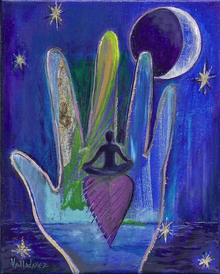 Fantasy Painting - Meditation by Maria Valladarez