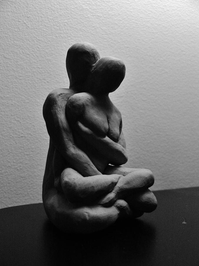 Black And White Sculpture - Meditations by Barbara St Jean