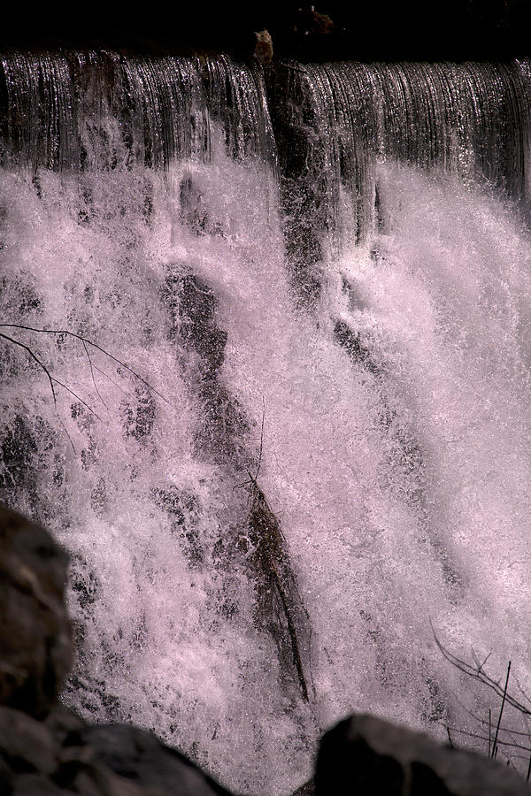 Nature Photograph - Meditative Otter Lake Waterfall  by Betsy Knapp