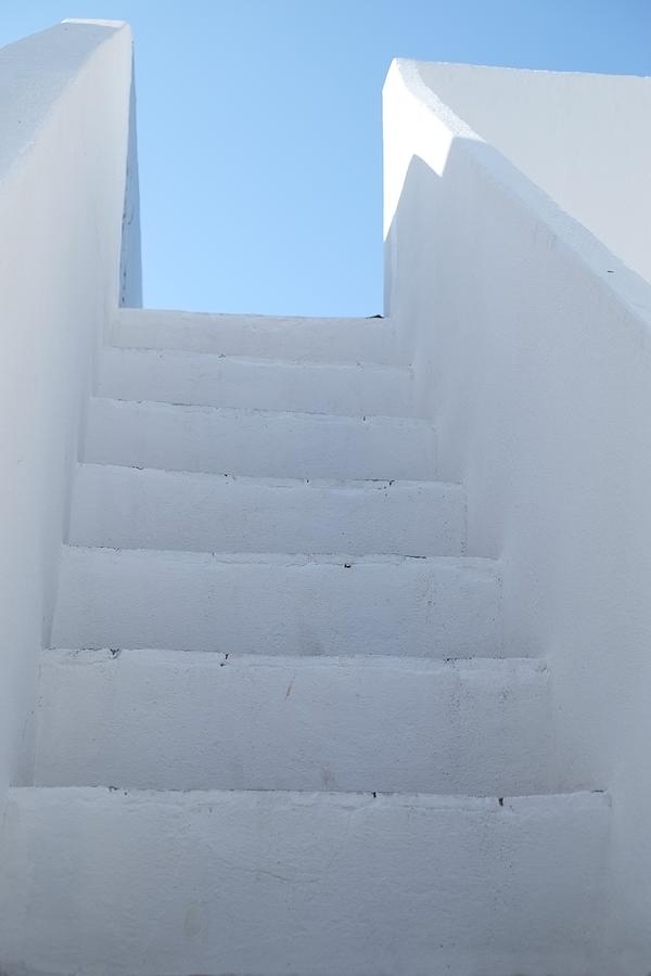 Architecture Photograph - Mediterranean Staircase by Angelo DeVal