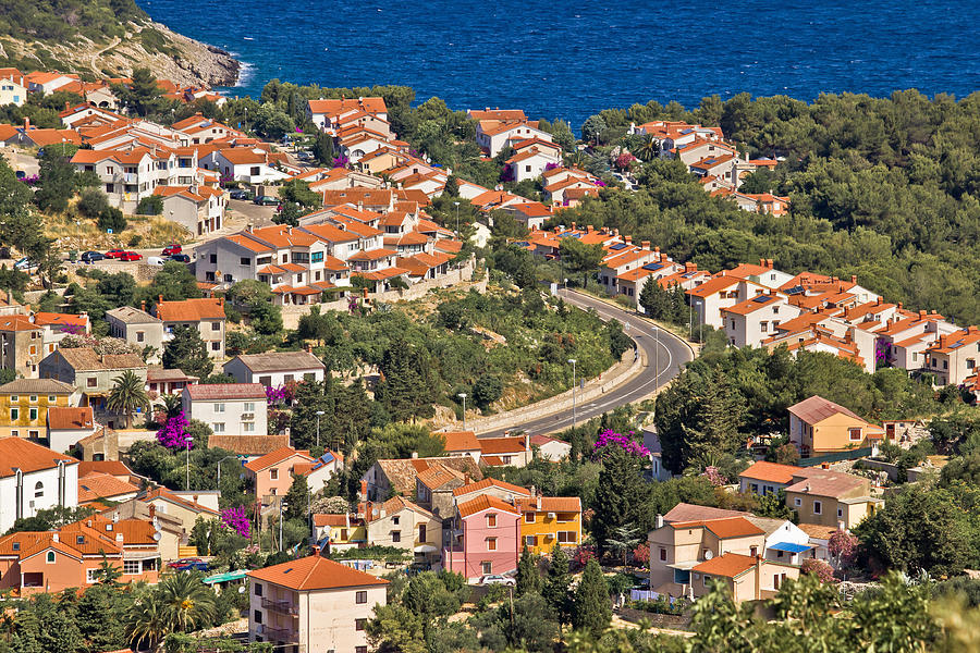 Mediterranean style houses by the sea Photograph by Brch Photography