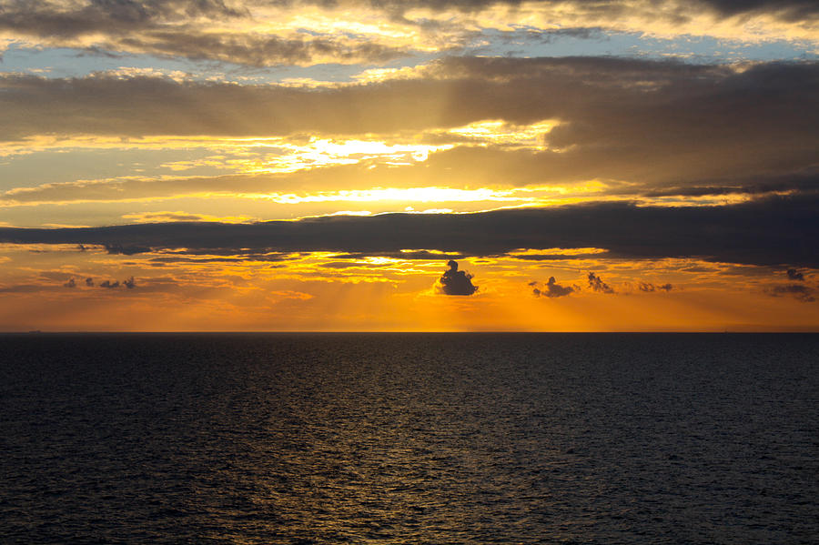 Mediterranean Sunset Photograph by Anthony Doudt