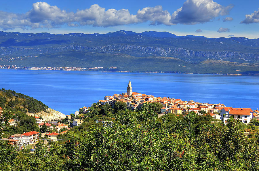 Mediterranean town of Vrbnik Island of Krk Croatia Photograph by Brch Photography