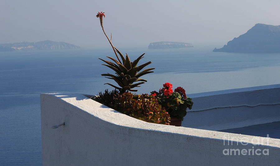 Greek Photograph - Mediterranean Views by Bob Christopher