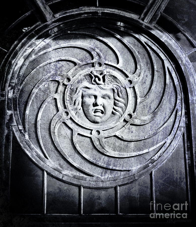 Architecture Photograph - Medusa Black and White by Colleen Kammerer