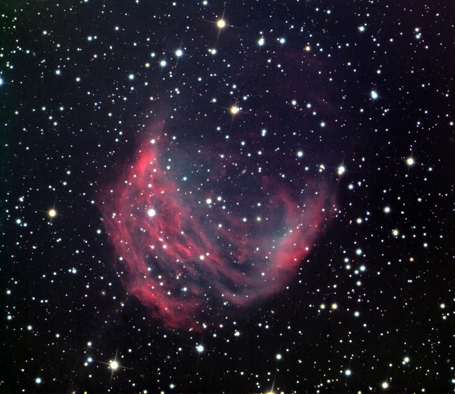 Space Photograph - Medusa nebula by Celestial Images