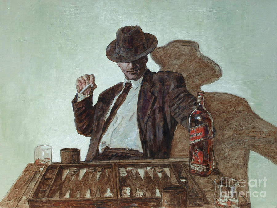 Edward Hopper Painting - Meet Johnnie Walker by Theo Michael