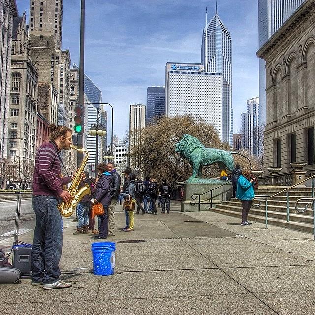 Chicago Photograph - Meet Me Down On Jazz Street by Brian Stoneman