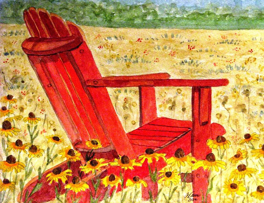 Meet Me In The Meadow Painting by Angela Davies
