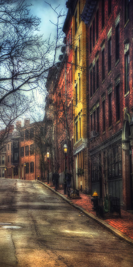 Meet Me On Phillips Street - Beacon Hill - Boston Photograph by Joann Vitali