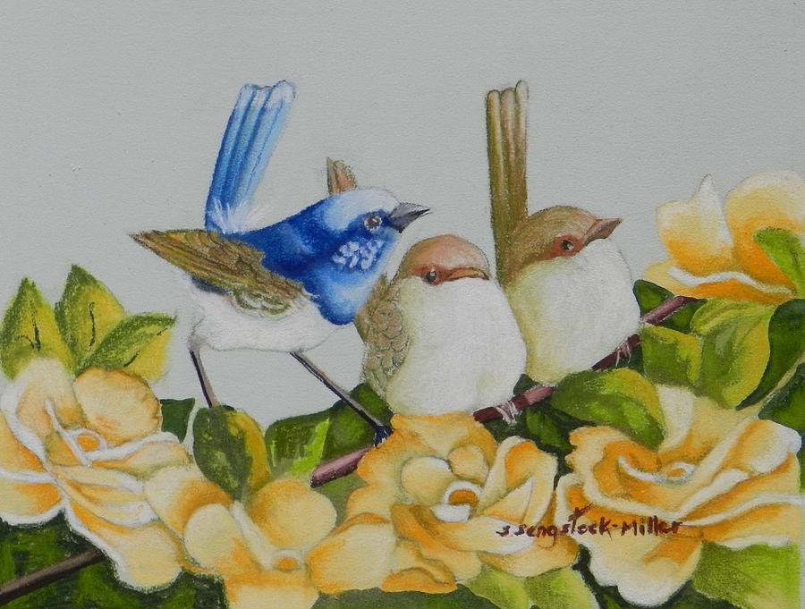 Bird Painting - Meet the Girls  sold by Sandra Sengstock-Miller