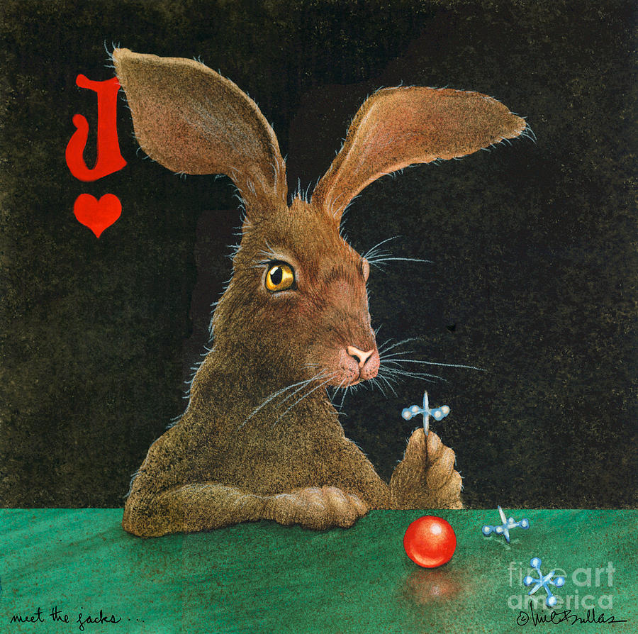 Rabbit Painting - Meet The Jacks... by Will Bullas