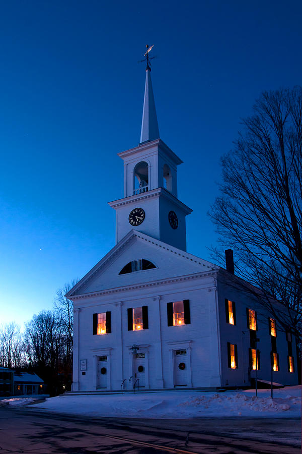 Meeting House Photograph by Greg Fortier