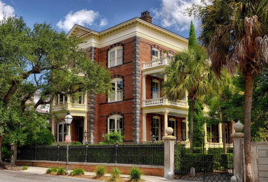 Calhoun Mansion - Meeting Street - Charleston SC Photograph by Frank J Benz