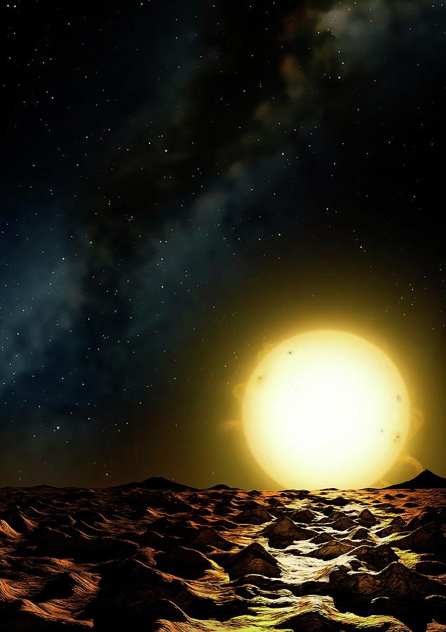 Mega Earth - Kepler 10c Photograph by Mark Garlick/science Photo Library