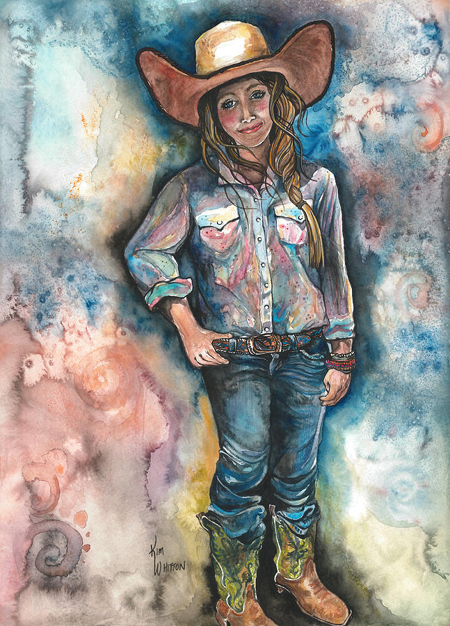 Little Britches Painting by Kim Whitton