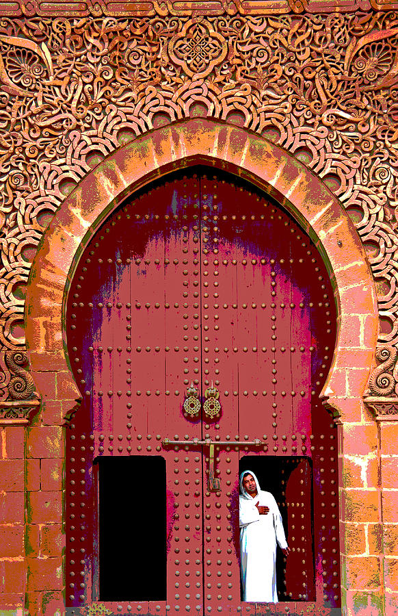 Meknes gate Photograph by Dennis Cox