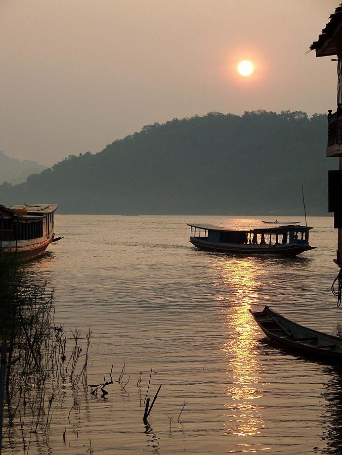 Mekong Evening Photograph by Ken Lee - Fine Art America