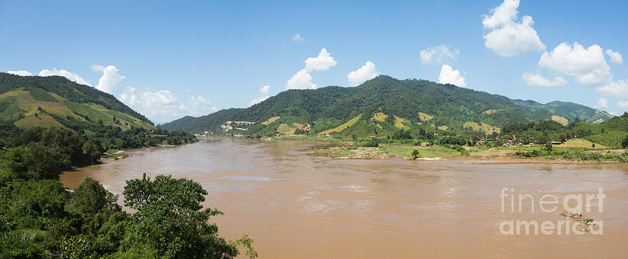 Mekong Panorama Photograph by Didier Marti